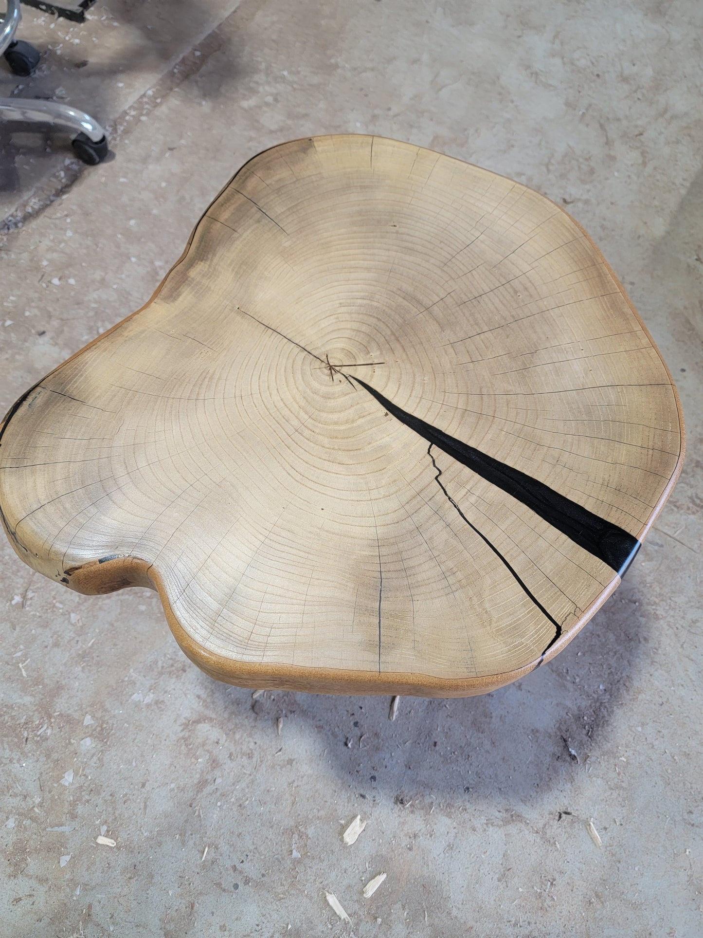 Hackberry Live-edge Side Table