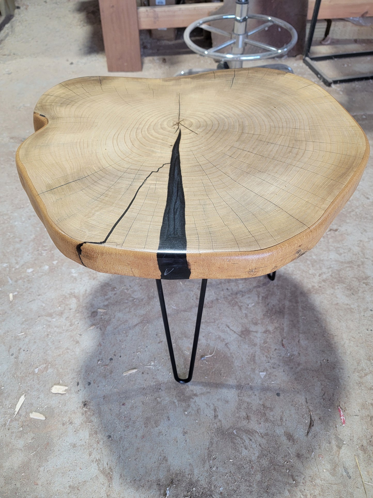 Hackberry Live-edge Side Table