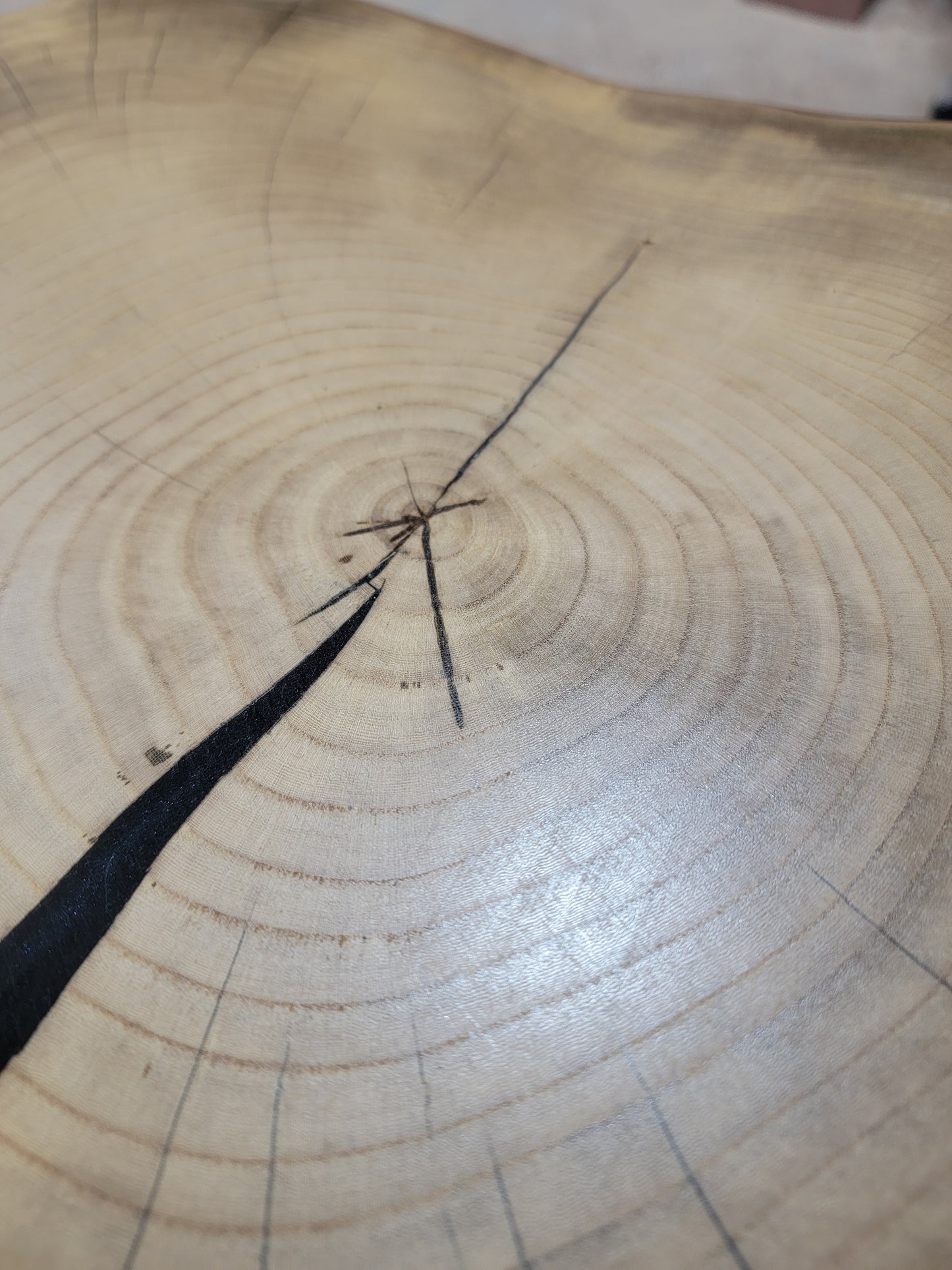 Hackberry Live-edge Side Table