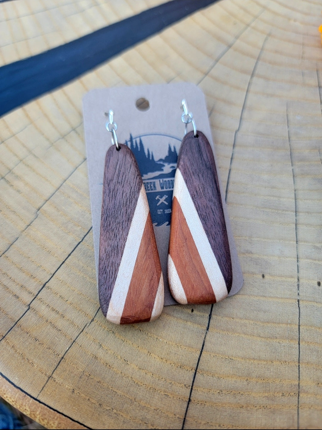 Exotic Wood Earrings EE04