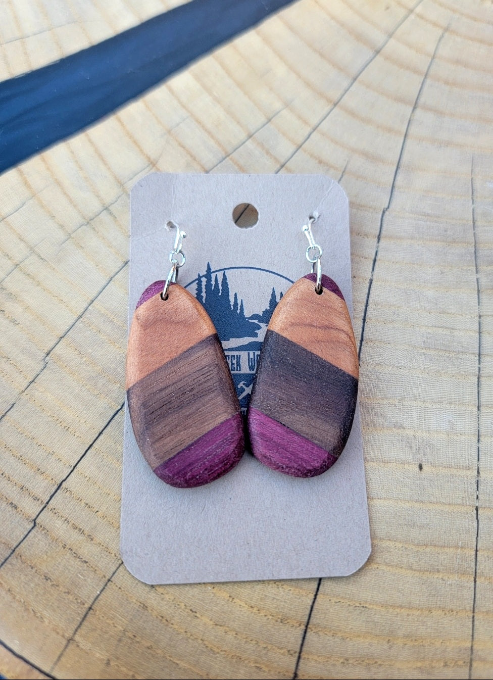 Exotic Wood Earrings EE02