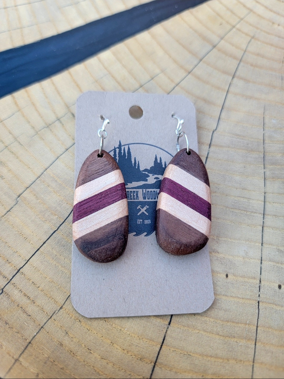 Exotic Wood Earrings EE05
