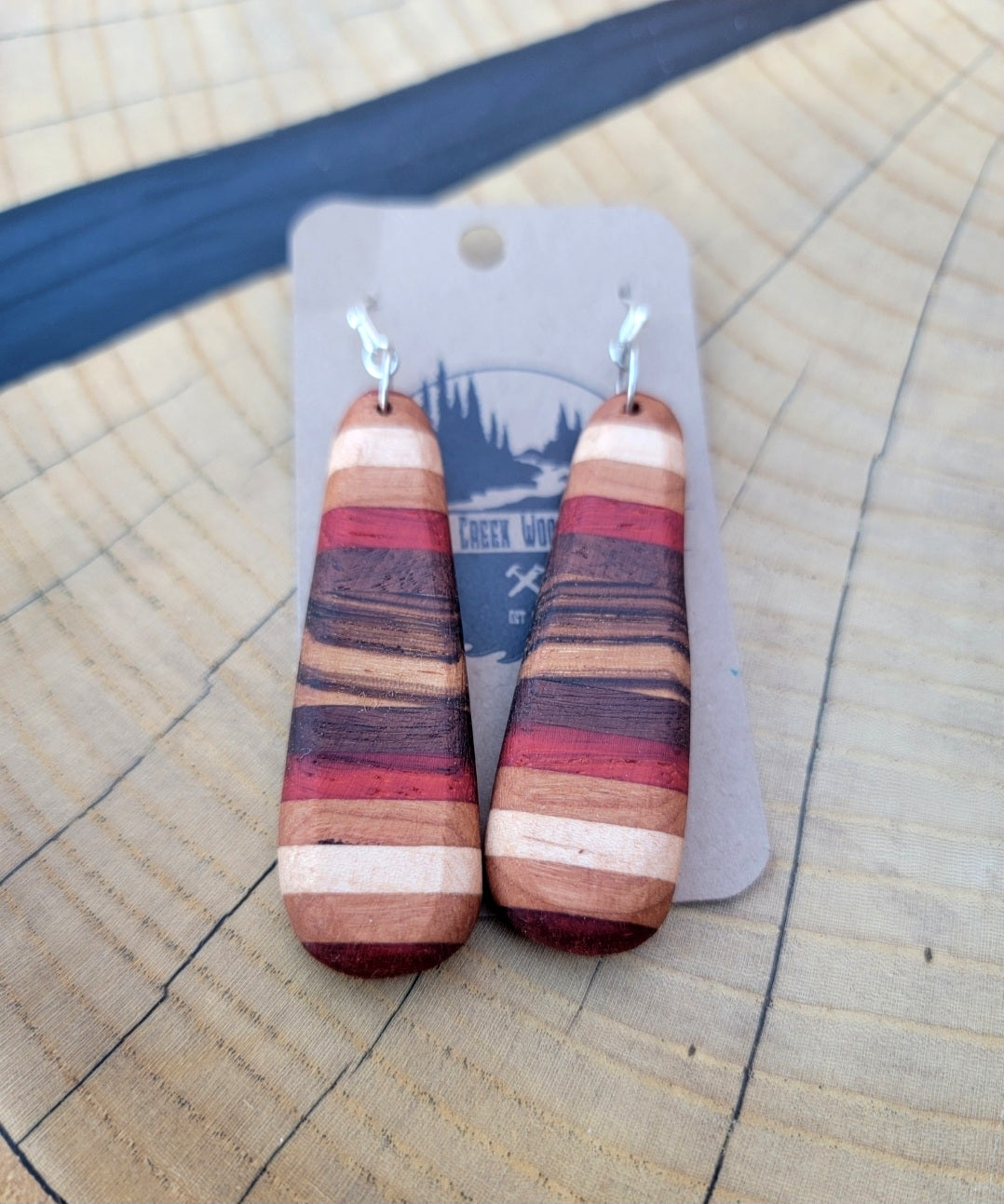 Exotic Wood Earrings EE06