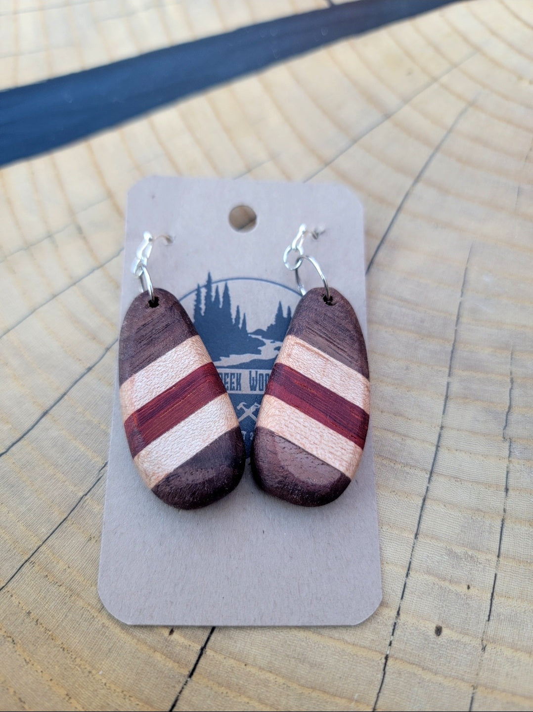 Exotic Wood Earrings EE07