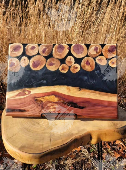 Cedar Resin Charcuterie Board