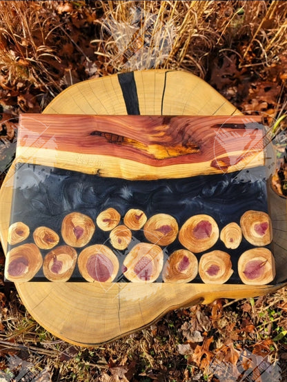 Cedar Resin Charcuterie Board