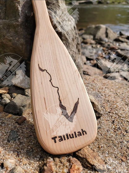 River Map Mini Paddle Tallulah