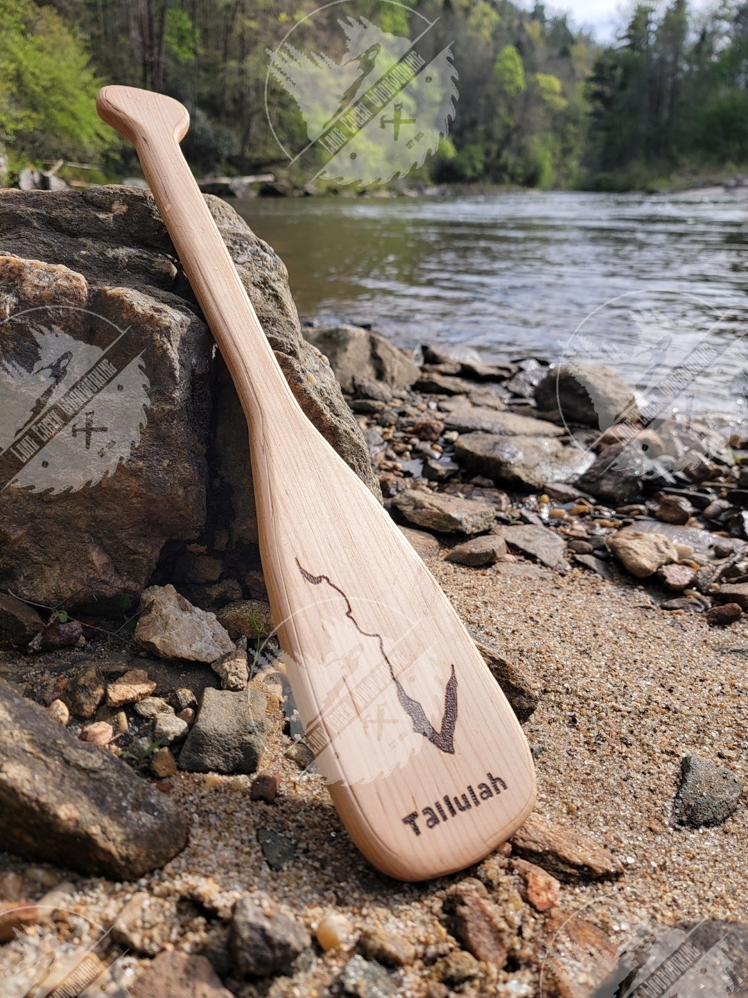 River Map Mini Paddle Tallulah