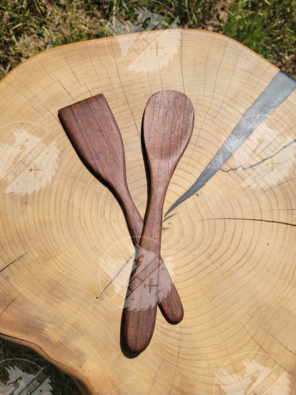 Hardwood Spoon and Spatula set
