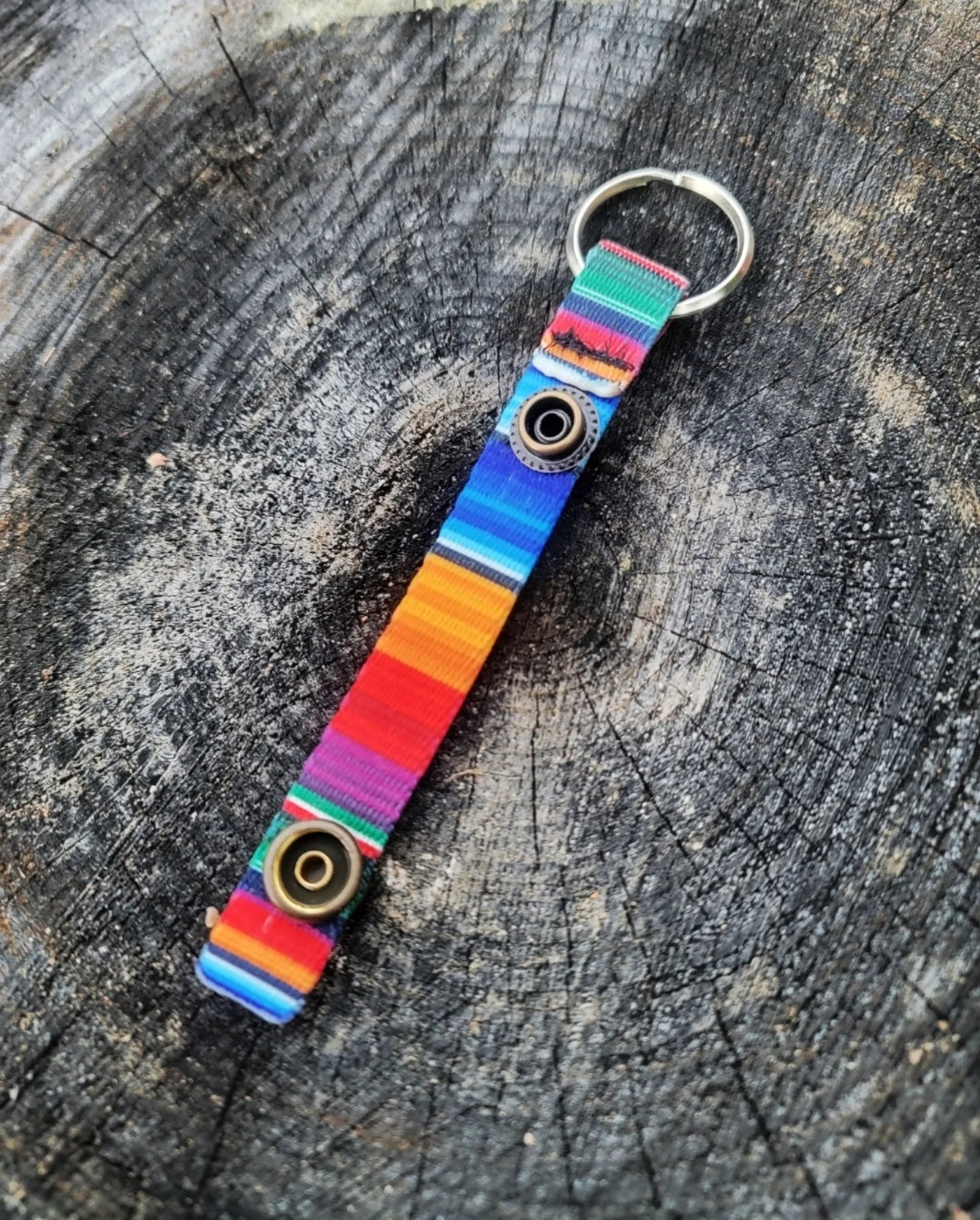 Net Attachment Loop Keychain Serape