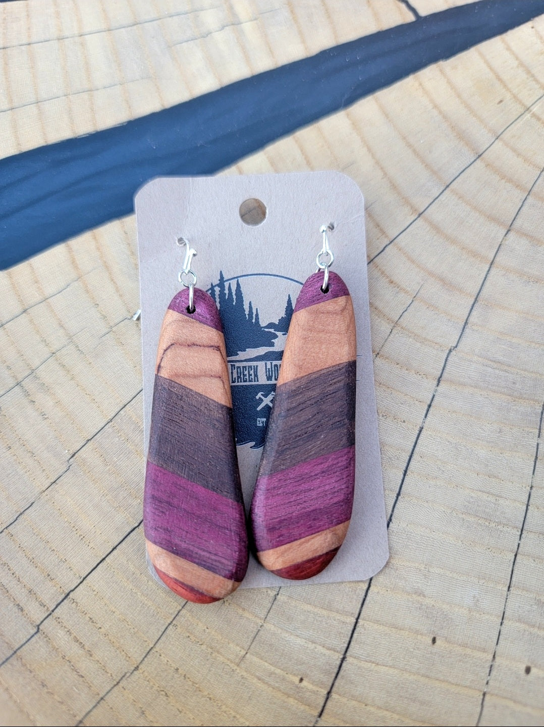 Exotic Wood Earrings  EE11