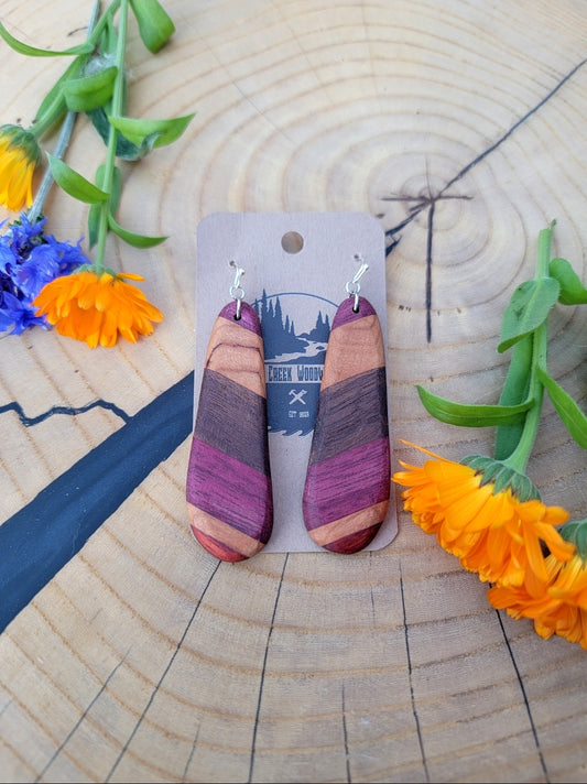 Exotic Wood Earrings  EE11