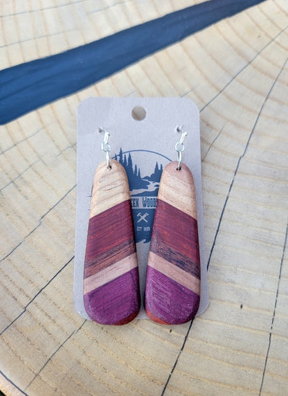 Exotic Wood Earrings  EE12