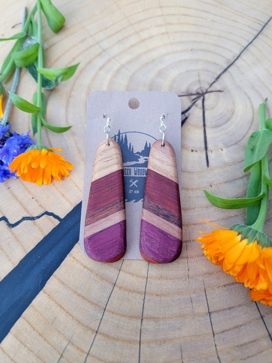 Exotic Wood Earrings  EE12