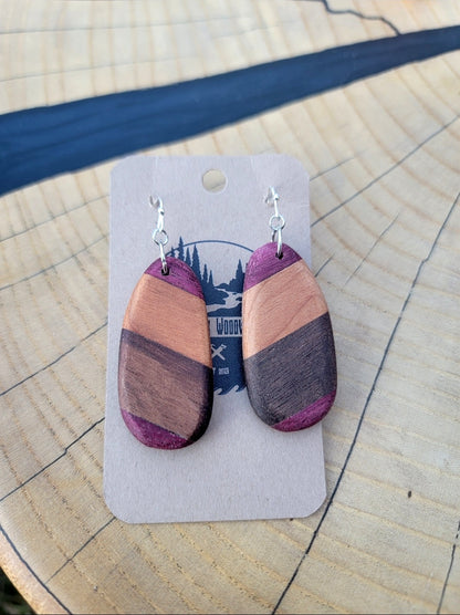 Exotic Wood Earrings  EE16