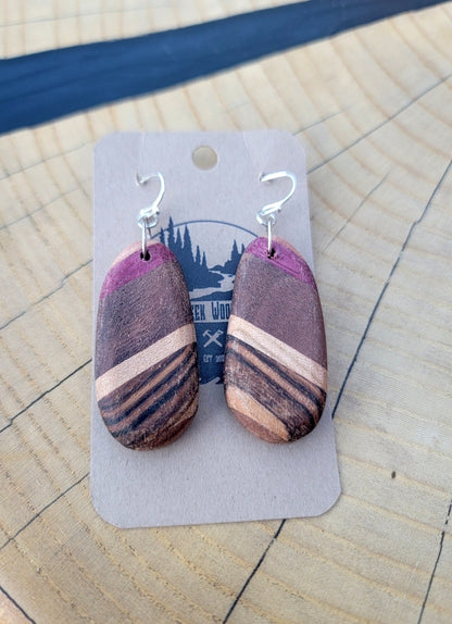 Exotic Wood Earrings  EE17