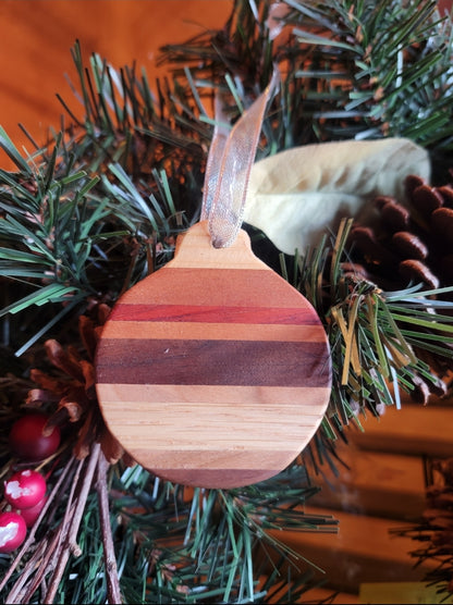 Ornaments Exotic Wood Round