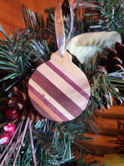 Ornaments Exotic Wood Round