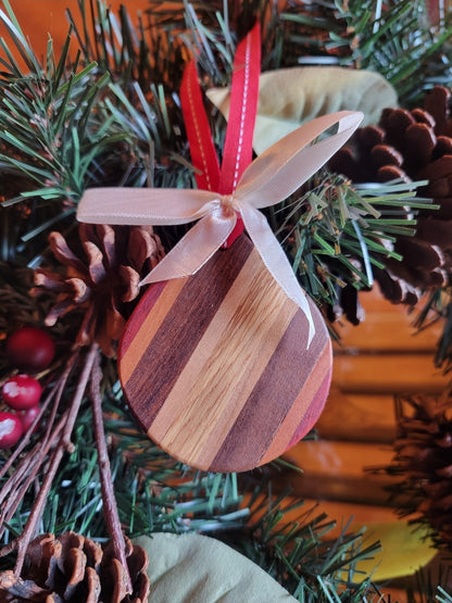Ornaments Exotic Wood Round