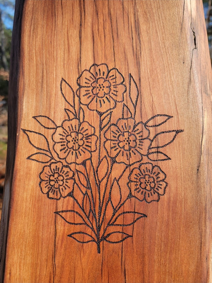 Cherry Bouquet Wall Hanger