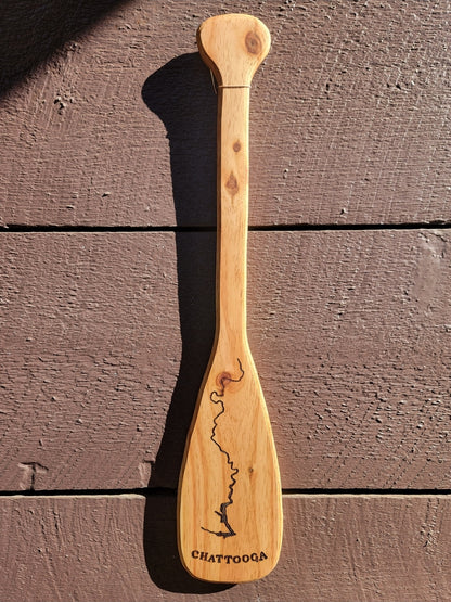 River Map Mini Paddle Chattoga