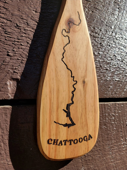 River Map Mini Paddle Chattoga