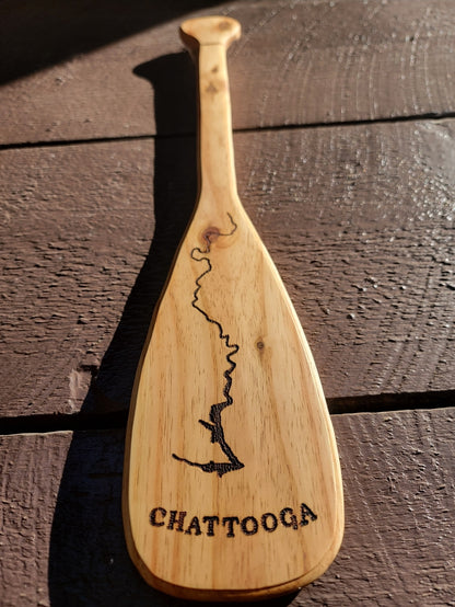 River Map Mini Paddle Chattoga