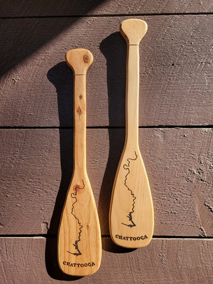 River Map Mini Paddle Chattoga