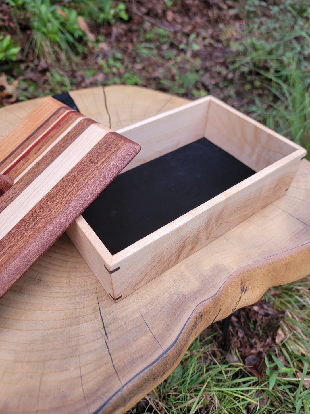 Large wood box