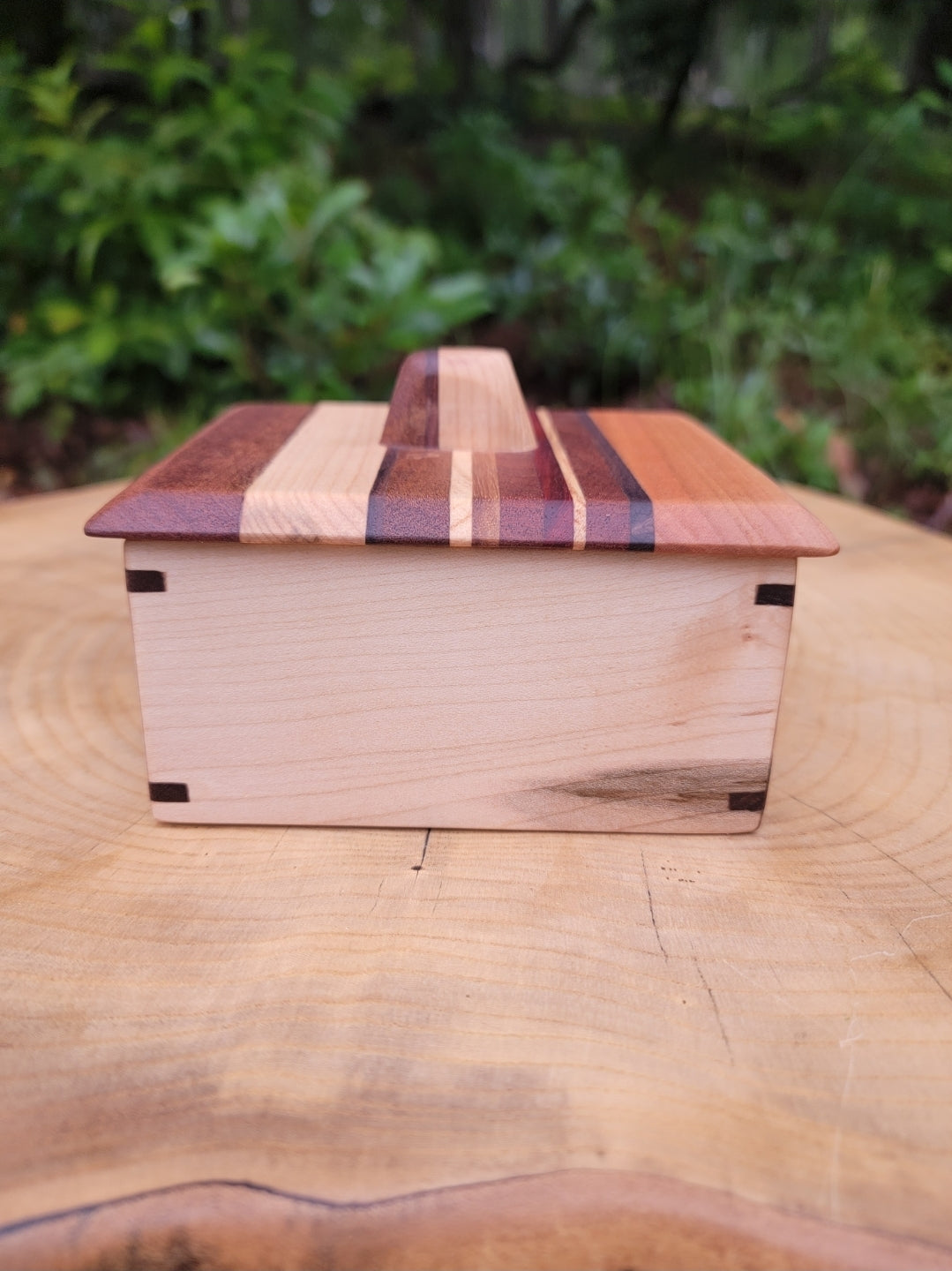 Small wood box