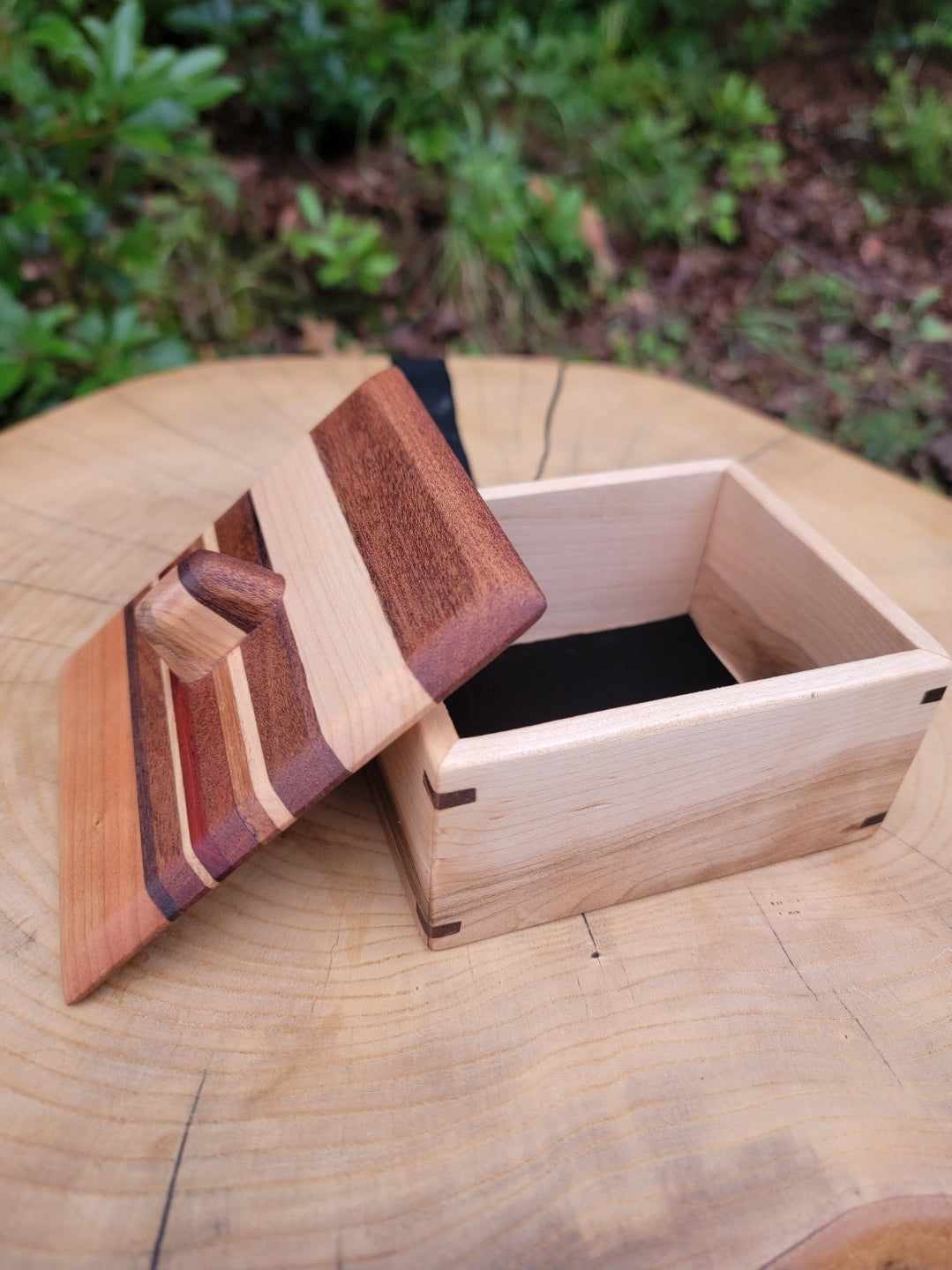 Small wood box