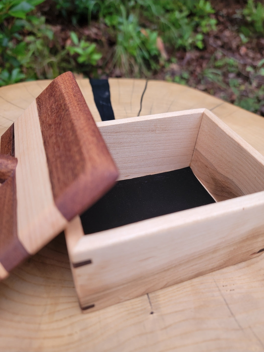 Small wood box